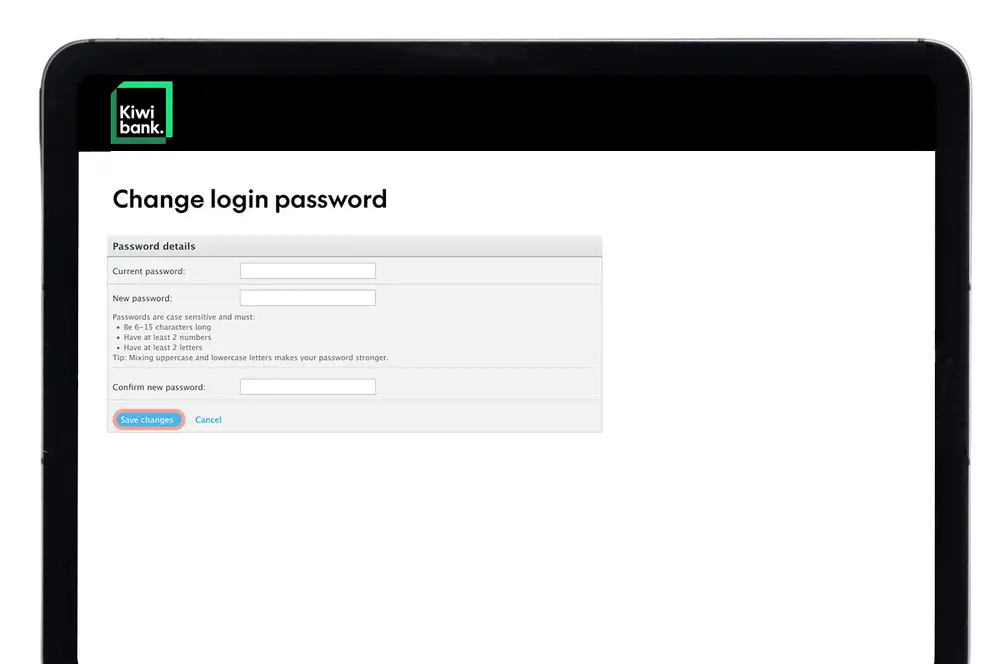 change your password