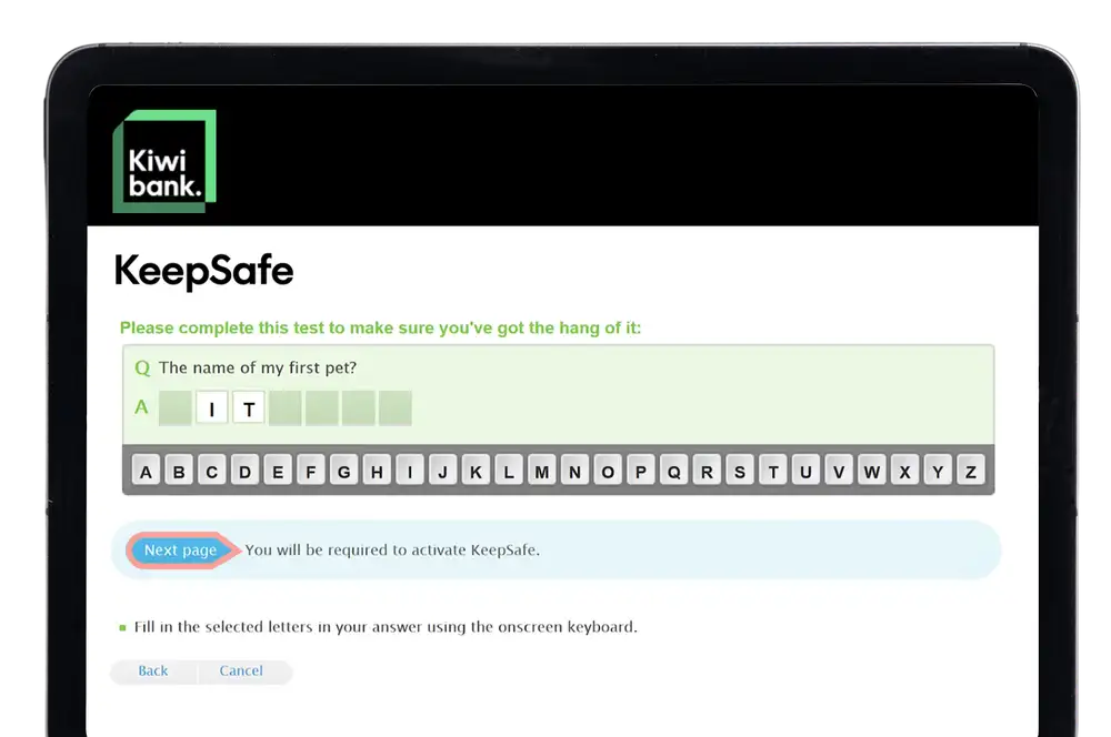 Keepsafe test