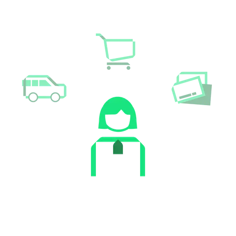Illustration representing juggling money priorities