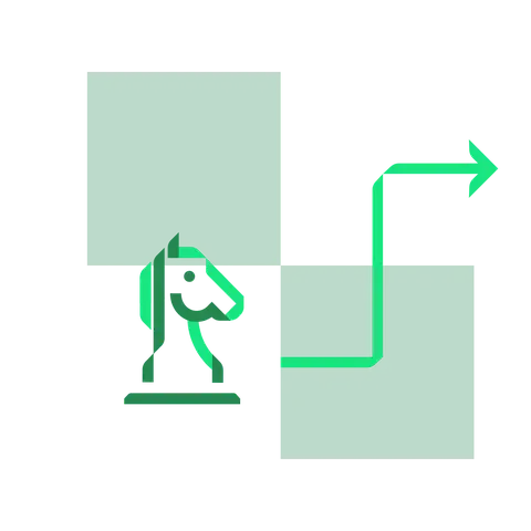 Illustration representing chess strategy