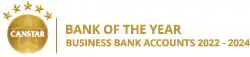 Canstar Bank of The Year - Business Bank Accounts 2022-2024