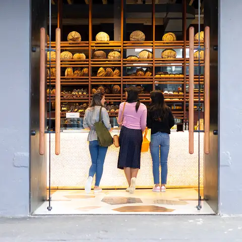 Girls in the shop