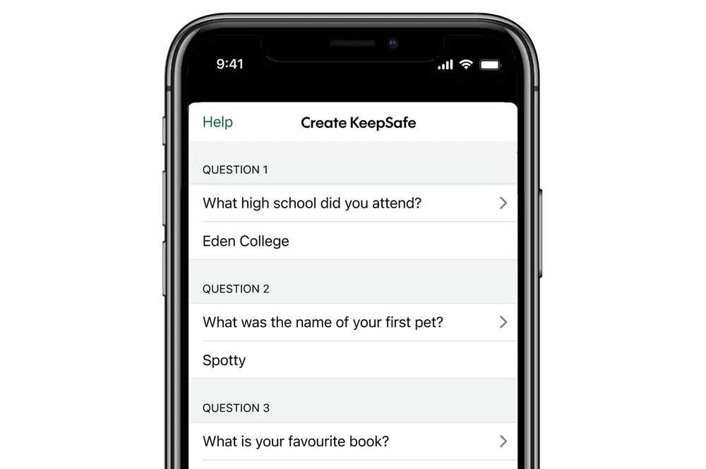 Keepsafe questions