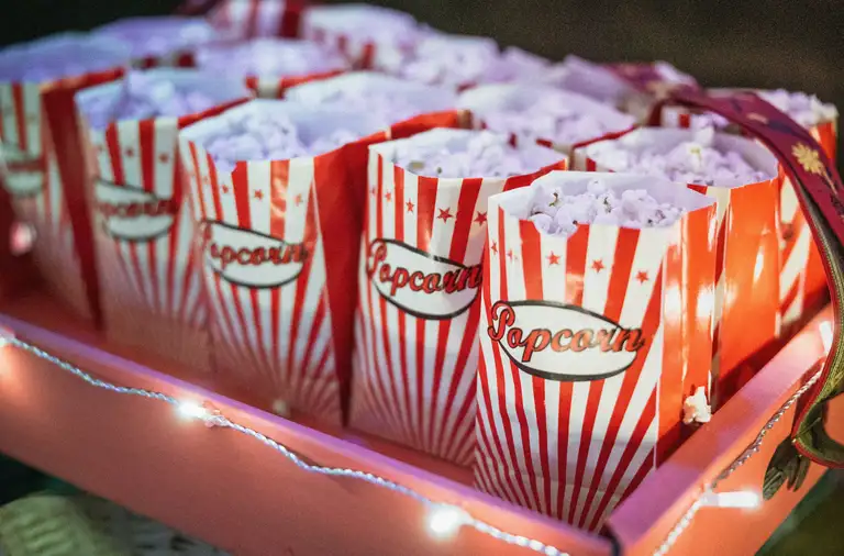 image of popcorn in boxes