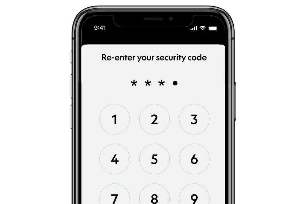 Re-enter Security Code