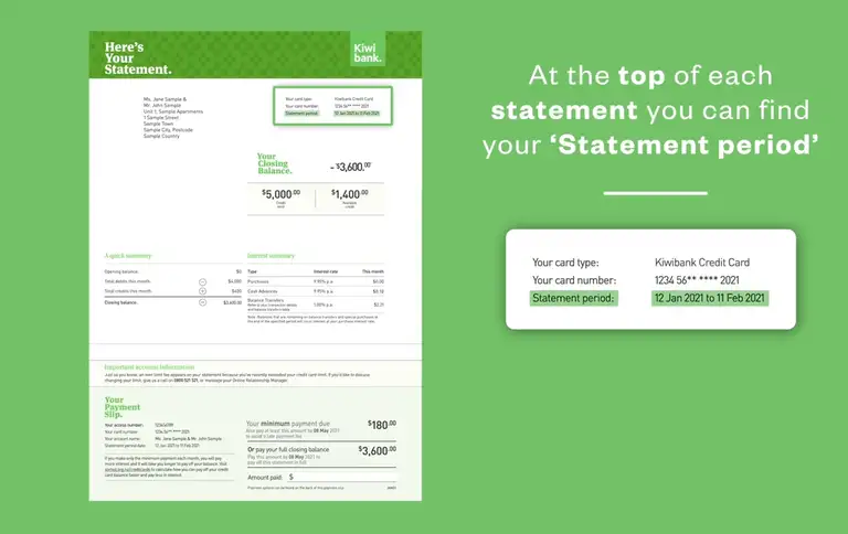 Understanding your monthly credit card statement