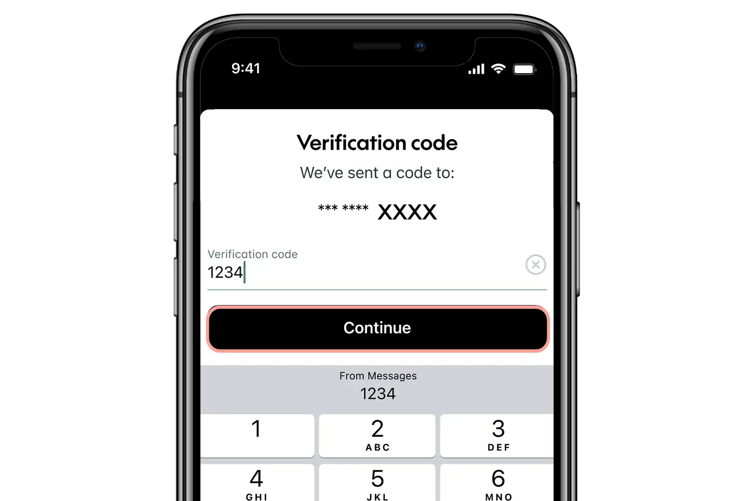 Verification code