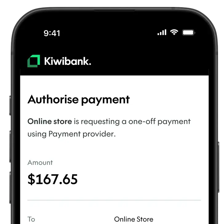 authorise pay by bank payment