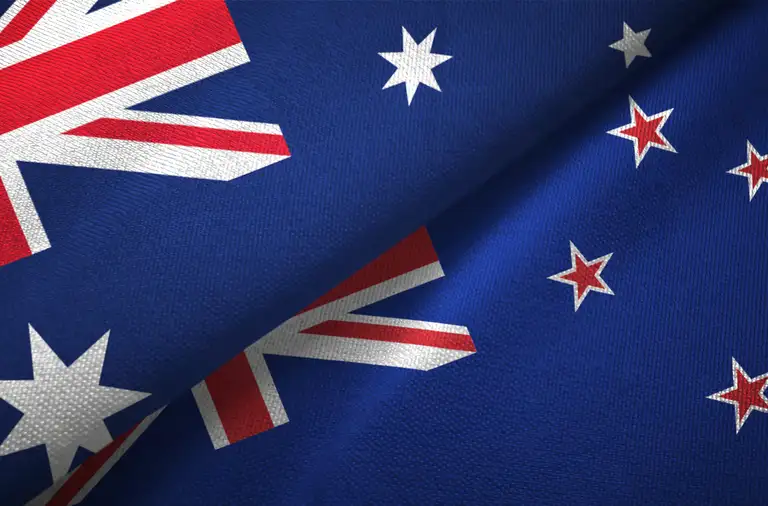 NZ & Aussie Flags